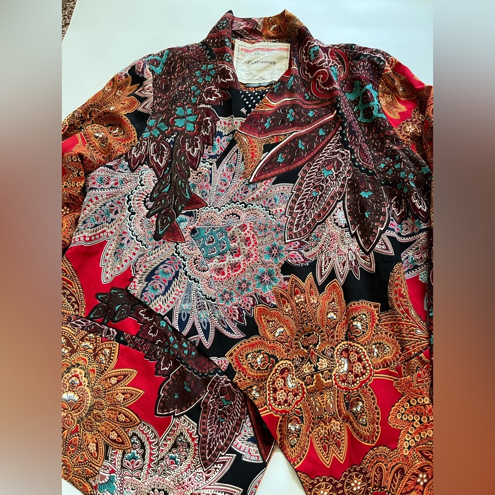 Cartonnier Multicolor Paisley Blazer - Picture 4 of 5